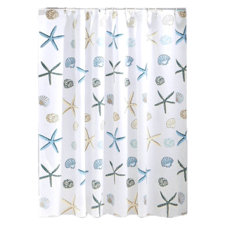 พร้อมส่ง ม่านห้องน้ำ180*180cm. ม่านพลาสติก ม่านกันน้ำ PEVA ป้องกันเชื้อรา ผ้าม่านในห้องน้ำ มีห่วงตะขอพลาสติก