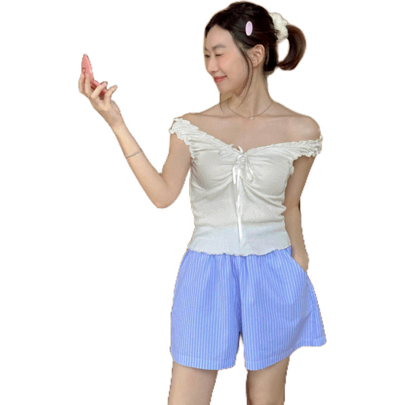 Choosedress A1895 Ribbonmellow Top A1906 เสื้อยืด เสื้อแขนกุดสม็อคขอบระบาย