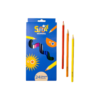 Sunday Morning สีไม้แท่งยาว 24 สี