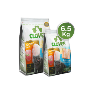 Clover (6.5 kg.) อาหารแมว ultra holistic โซเดียมต่ำ (no by-products & grain-free) ตัวไม่แน่นคืนเงิน