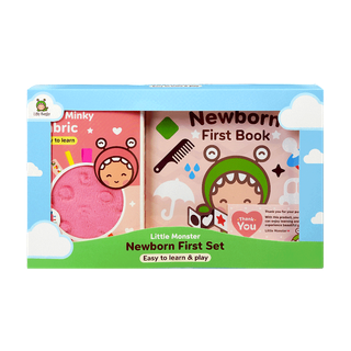 โปรโมชั่น : เซตแรกเกิดที่ต้องซื้อให้ลูก Newborn First Set |Little Monster |หนังสือภาพ|ผ้าDotเสริมพัฒนาการ