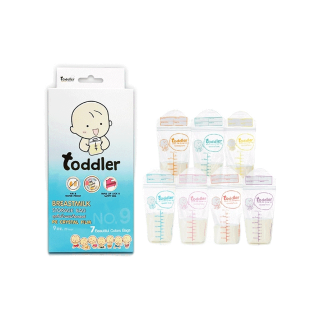 (Bestseller ยกลัง) Toddlerfamily ถุงเก็บน้ำนมแม่ ขนาด 9 ออนซ์ 12 กล่อง/336 ใบ ถุงนม ยืดหยุ่นสูง food grade คุ้มสุด