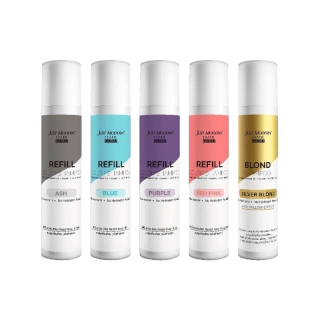 โปรโมชั่น : Just Modern จัสท์โมเดอร์น แชมพูสำหรับผมทำสีแอนติเยลโล่หักล้างไรเหลือง 255มล.