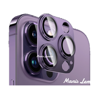 Manis Lemon Armor for iPhone 14 13 12 Pro Max Plus การป้องกันเลนส์โลหะ ฟิล์มกล้อง เลนกล้อง เลนส์กล้อง สำหรับ ไอโฟน
