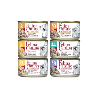 Felina Canino ชุดสุดปลื้มของน้องหมา 6 กระป๋อง The most favorite flavor for DOG 6-can set