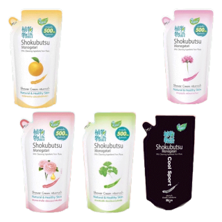 โปรโมชั่น : โชกุบุสซึ Shokubutsu 🧊ครีมอาบน้ำ ถุงเติม 500 ml.
