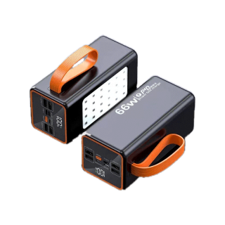 【BLUEM】60000mAh พาวเวอร์แบงค์ ชาร์จเร็ว 66W 4 เอาต์พุต4 อินพุต การชาร์จ2ทิศทาง เพาวเวอร์แบงค์ solar energy powerbank