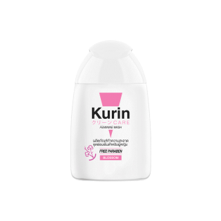 Kurin care feminine wash ph3.8 เจลทำความสะอาดจุดซ่อนเร้นสำหรับผู้หญิง สูตรบำรุงผิวขาว 100 มล.