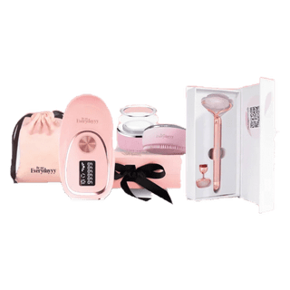 โปรโมชั่น : BEMYEVERYDAYYYMEGA SET3ชิ้น EVD LUXE เลเซอร์เย็น5โหมด  DUOPODเครื่องล้างหน้านวดหน้า Roll Upลูกกลิ้งนวดหน้า
