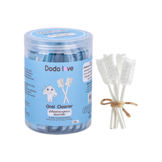 [ลด 10% ใช้โค้ด SHPTKB1 ] **ผ้าก็อซแท่ง** DODOLOVE ผ้าก๊อซ "ชนิดแท่ง" ทำความสะอาดช่องปากเด็ก 30 ก้าน