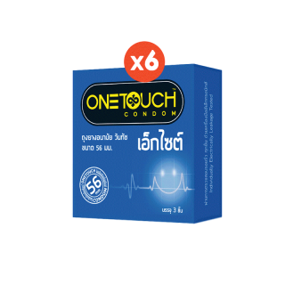 Onetouch ถุงยางอนามัย ขนาด 56 mm. รุ่น 56 มม กล่อง 6 กล่อง 18 ชิ้น