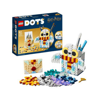 LEGO DOTS 41809 Hedwig Pencil Holder Building Toy Set (518 Pieces)