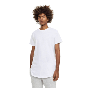 โปรโมชั่น : HM เสื้อยืดทรงยาวพอดีตัว Man T-shirt Long Fit 0598755_1