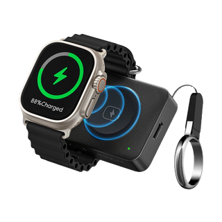 Kuulaa พาวเวอร์แบงก์ 500mAh แม่เหล็ก แบบพกพา สําหรับ Apple Watch Series