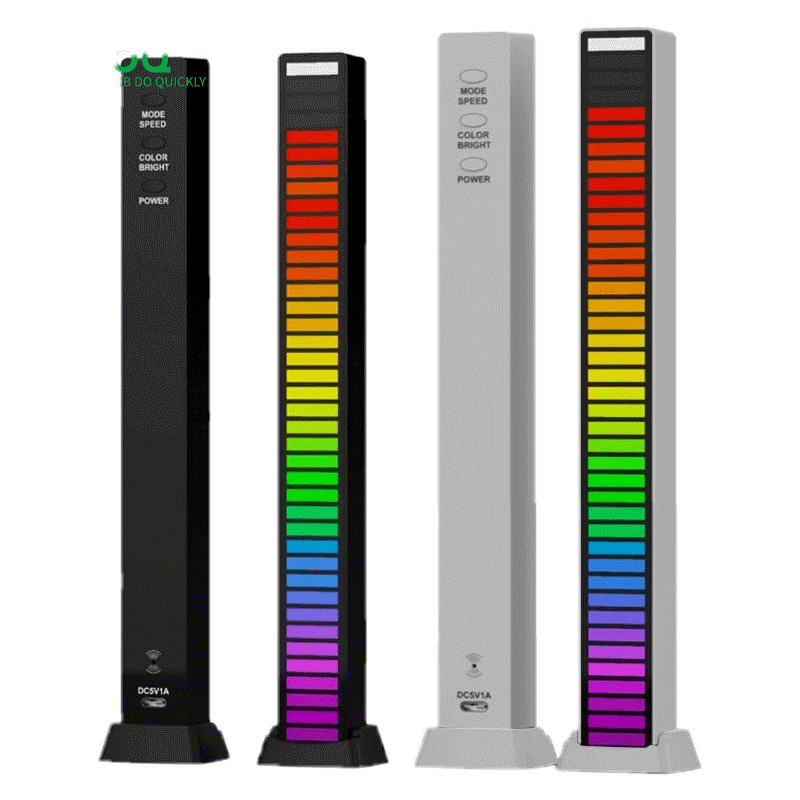 GOOJODOQ ไฟสั่งด้วยเสียง RGB ไฟบรรยากาศ หลอดไฟ LED รถ เพลงจังหวะ แสง เสียง ควบคุม สี ตกแต่ง ไฟที่เต้นตามจังหวะ คอมพิวเตอร์รอบข้างรถยนต์ ไฟปิ๊กอัพ