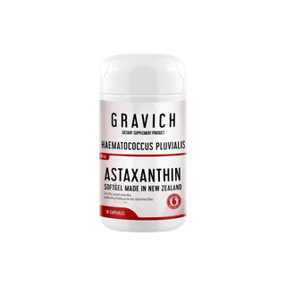 [ลดทันที 130 กรอกโค้ด GRAVNOV3]Gravich Astaxanthin 6 mg 30 Softgel แอสตาแซนธินจากสาหร่ายสีแดง นำเข้าจากนิวซีแลนด์