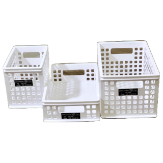 ตะกร้าอเนกประสงค์สีขาว KEYWAY รุ่น DT-1610,1620,1630