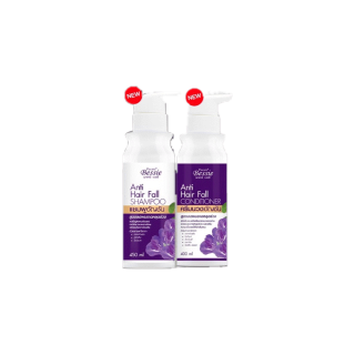 Pacare Bessie Anti Hair Fall Shampoo & Conditioner แชมพูและครีมนวดสูตรอัญชัน