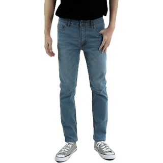 กางเกงยีนส์ ผู้ชาย กระบอกเล็ก ผ้ายืด สีซีด MEDIA JEANS (SN:SS22/4)