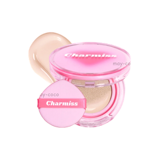 ถูก/แท้/ส่งฟรี (รุ่นใหม่) คุชชั่น คูชั่น Charmiss Charming Glow Airy Cushion SPF50+ PA++++ ชาร์มิส ชาร์มมิส งานผิวเกาหลี