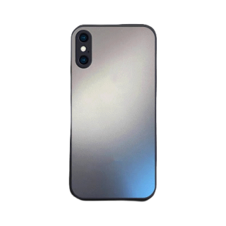 ส่งจากไท 5สีให้เลือก เคสไอโฟน Xs Max X สีทึบ กระจกฝ้า tempered glass เคสสำหรับ iPhone XR Xs max X case กันขีดขว
