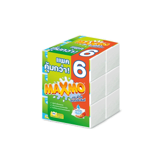 [ยกลัง] Maxmo Interfolded แม๊กซ์โม่ อินเตอร์โฟลด์ กระดาษอเนกประสงค์ แบบแผ่น 90 แผ่น รวม 36 ห่อ