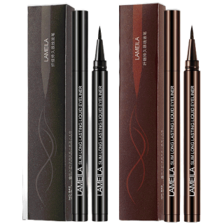 อายไลเนอร์หัวเล็กสลิม ขนาด 0.1มิล Lameila Long wear Eyeliner no.842 เขียนง่าย เส้นคมชัด แห้งเร็ว กันน้ำ ติดทน ไม่แพนด้า