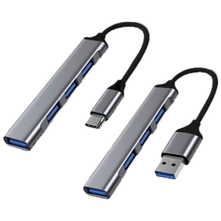 USB HUB ความเร็วสูง 4 พอร์ตฮับ USB 3.0 Type-C HUB Adapter สำหรับ PC /NOTEBOOK /LABTOP อุปกรณ์เสริมคอมพิวเตอร์