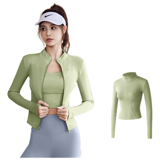 โปรโมชั่น Flash Sale : เสื้อรัดรูปแขนยาวออกกำลังกาย แจ็คเก็ตแขนยาวมีซิปรูด เสื้อสปอร์ตแขนยาว ใส่ออกกำลังกาย ใส่สบาย นุ่มลื่น มี12สีให้เลือก