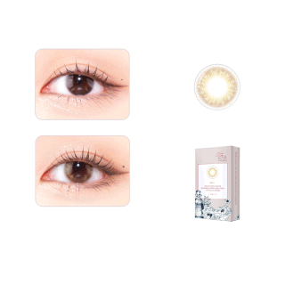 คอนแทคเลนส์สี รายเดือน PEGAVISION รุ่น KAORI สี Peony Brown (2 เลนส์/กล่อง)