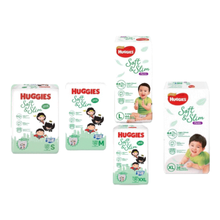 โปรโมชั่น : 6.6โค้ด 15DD66 ลด15% ยกลัง4ห่อ HUGGIES ฮักกี้ กางเกงผ้าอ้อม รุ่น โกลด์ ซอฟท์แอนด์สลิม