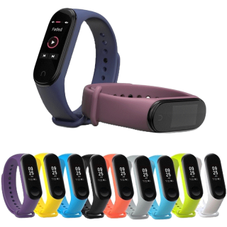 สายนาฬิกาข้อมือ ซิลิโคน สไตล์สปอร์ต สำหรับ Xiaomi 3 Xiaomi Mi Band 4 3 film miband 4 film miband3