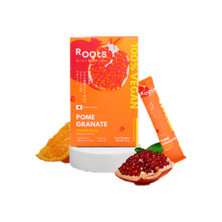 โปรโมชั่น : Roots Pomegranate  Vitamin C Bright ทับทิบวิตามินซี ผิวกระจ่างใส ลดเลือนฝ้ากระสิว ป้องกันริ้วรอย ลด UV Damage วีแกน