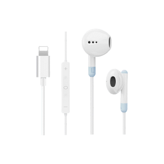 KIVEE หูฟัง i-Phone earphone แบบมีสาย หูฟัง 3.5mm Jack type-c for Samsung Oppo HUAWEI หูฟังสีสันสดใส