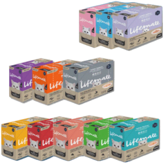 Lifemate [ยกโหล 12 ซอง] อาหารเปียกแมวชนิดซอง 70 g. (แคมเปญ)