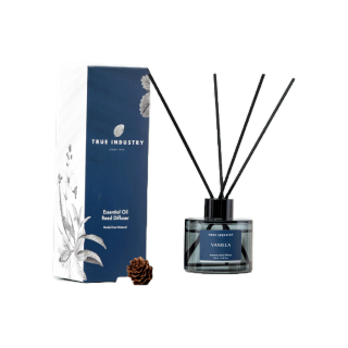 [TRUEMAR ลด 45.-] True Industry ก้านไม้หอมปรับอากาศ รุ่น Premium เกรดบำบัดจากธรรมชาติ 100% ฟรี❗ ก้านไม้ไฟเบอร์ 6 ก้าน