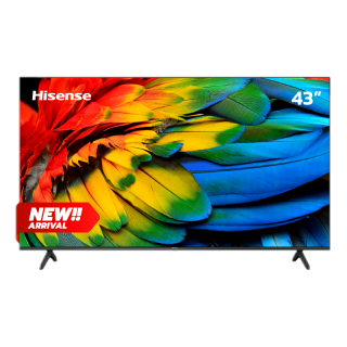 [New 2023] Hisense TV 43E6K ทีวี 43 นิ้ว 4K Ultra HD Smart TV Voice Control WIFI Build in Netflix & Youtube VIDAA U5 /DVB-T2 / USB2.0 / HDMI /AV / ปี 2023