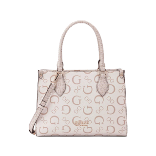 GUESS กระเป๋าถือ รุ่น MG823822 OAK PARK SMALL CARRYALL สีชมพู