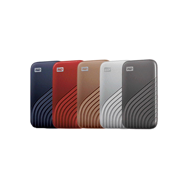 Western Digital SSD 1 TB External Harddisk USB 3.2 Gen-2 รับประกัน 5 ปี ฮาร์ดดิสก์แบบพกพา รุ่น My Passport SSD