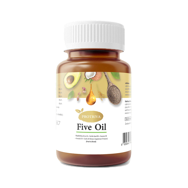 [ส่งฟรี] ลด 350 โค้ด FMCG1HMAR [1 กระปุุก] Protriva Five Oil น้ำมันสกัดเย็น รวม 5 ชนิด 30 แคปซูล