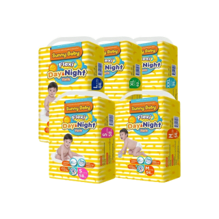 ผ้าอ้อมเด็ก Sunny Baby รุ่น Flexi ซึมซับดี แห้งไว ซึมซับได้นานถึง 8 ชม.ทั้งกลางวันกลางคืน