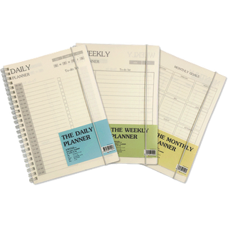 Saengroong สมุดสันห่วง สมุดแพลนเนอร์ Daily Weekly Monthly สมุดPlanner ขนาด A5 เนื้อถนอมสายตา / เล่ม