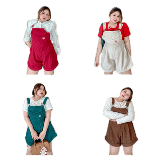 Junkies overalls 🧸🥦 เอี๊ยมกางเกงขาสั้น - MerryChubbyHouse
