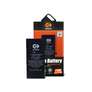 Commy แบตเตอรี่สำหรับไอโฟน battery iPhone สำหรับ IP5/6/7/8/9/X/Xr/11/12 เซลแบตเต็ม เช็ค Battery Health ได้ (IP5- IPX)
