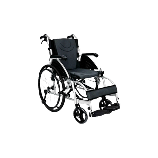 โปรโมชั่น : ALLWELL รถเข็นวีลแชร์ Wheelchair แบบล้อใหญ่ มีล้อหลังกันหงาย ที่พักแขนยกขึ้นได้