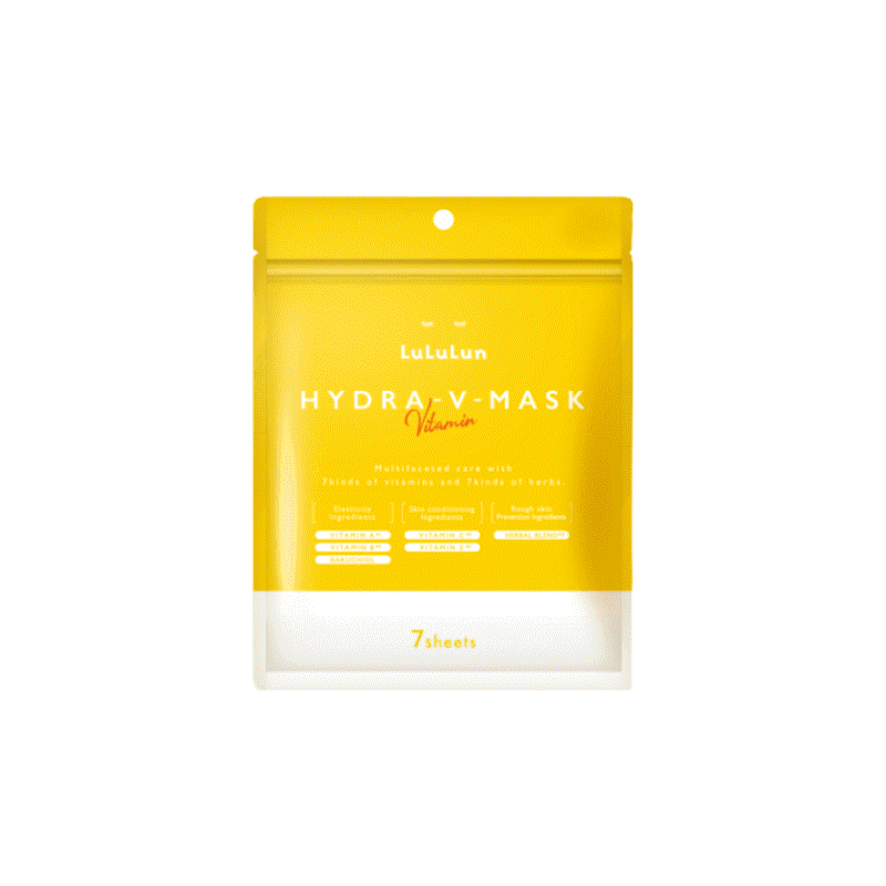 (ซอง 7 แผ่น) LuLuLun Hydra V Face Mask ลูลูลูน แผ่นมาส์กหน้า สูตรเข้มข้น เพิ่มและรักษาความชุ่มชื้น พร้อมมอบความกระจ่างใส เพื่อผิวแลดูอ่อนเยาว์