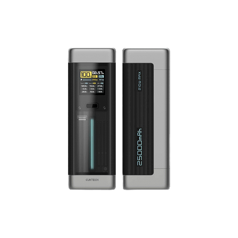 [4690บ.ใช้โค้ด2 ต่อ] ZMI CUKTECH P23 Powerbank แบตสำรอง 25000mAh จ่ายไฟพอร์ตเดียวแรงสุด 140W จ่ายรวมกันสูงถึง 210W -1Y
