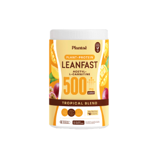 [ลดเพิ่ม130.- PLAN24FEB] Plantae Protein Leanfast : รส Tropical Blend 1 กระปุก ขนาด 500g : โปรตีนพืช Acetyl-L-carnitin10