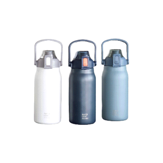 Super Lock ขวดน้ำสแตนเลส กระบอกน้ำเก็บอุณหภูมิ ขนาด 1.3 ลิตร รุ่น S146 Stainless Steel Bottle แก้วเก็บความเย็น กระติกน้ำสแตนเลส มี 3 สี ฟ้า/ขาว/กรมท่า