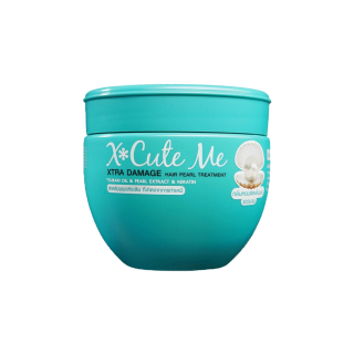 Xcute Me Xtra Damage Hair Pearl Treatment 250ml เอ็กซ์คิวท์ มี ทรีทเมนท์บำรุงผม สูตรผสมน้ำมันจากดอกสึบากิและไข่มุก.